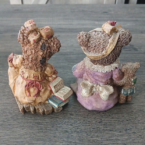 Charming Bear Figurine Set - Brown and Cream - Picture 3 of 4
